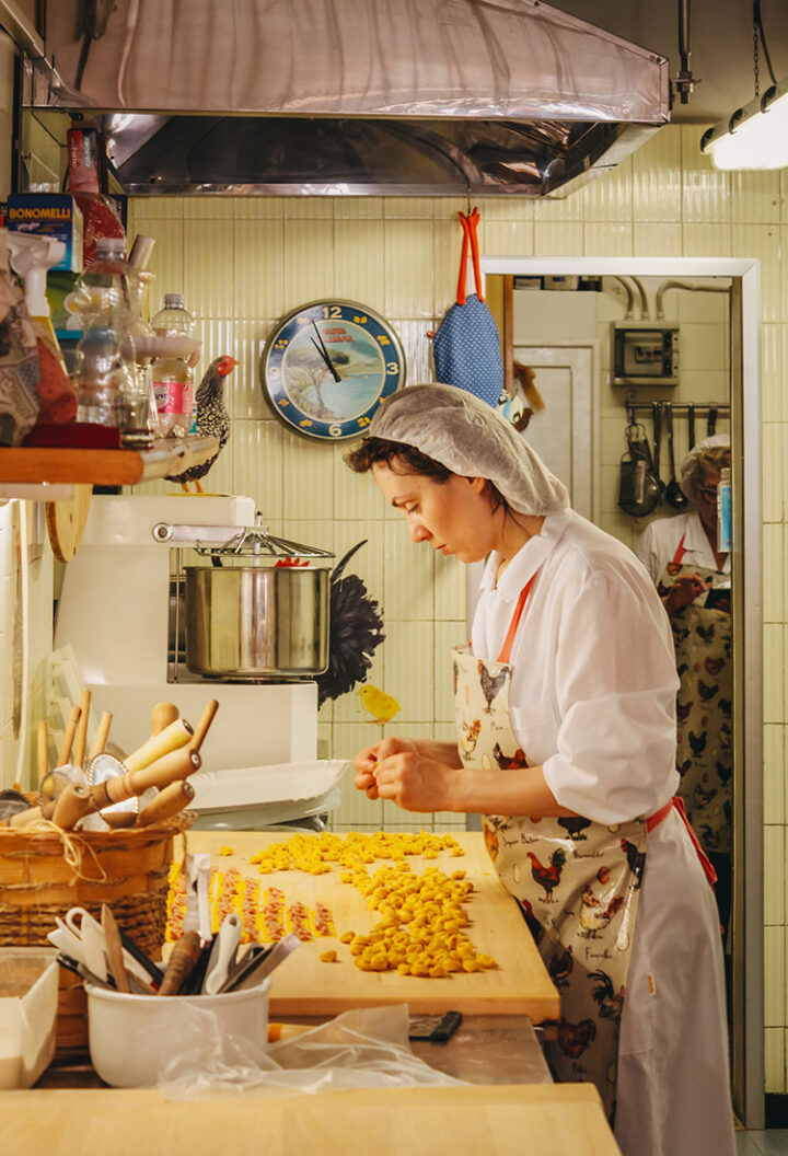 Le Sfogline, Pasta Kochkurs, Bologna, Italien
