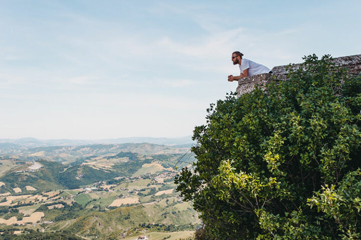 Ausblick vom Monte Titano
