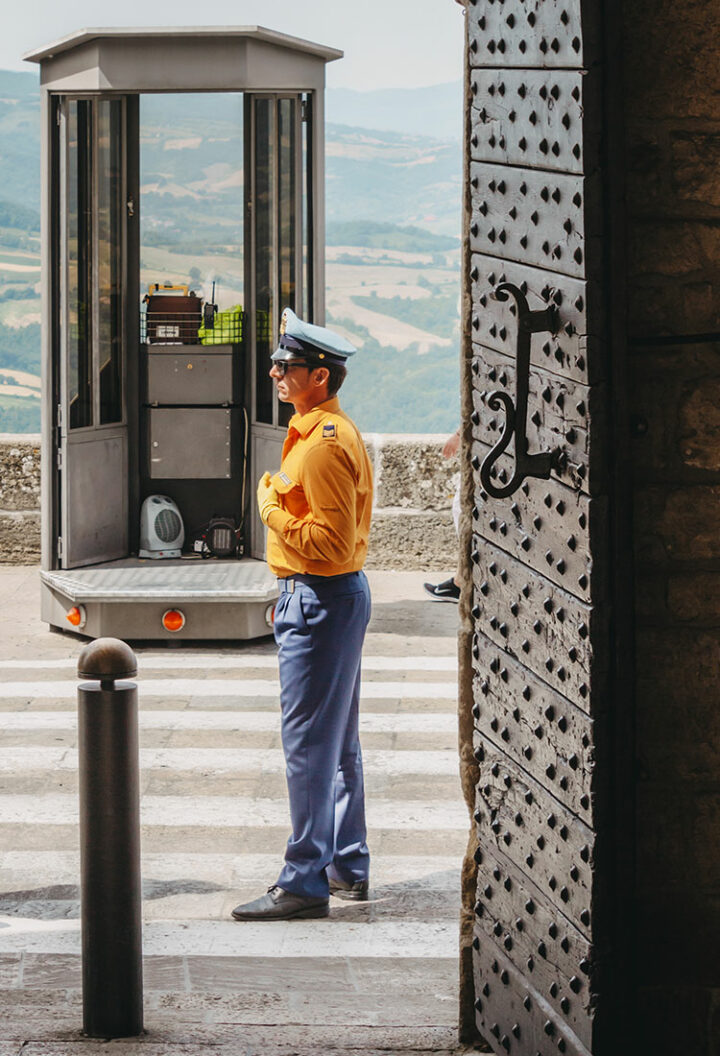 Polizist in San Marino