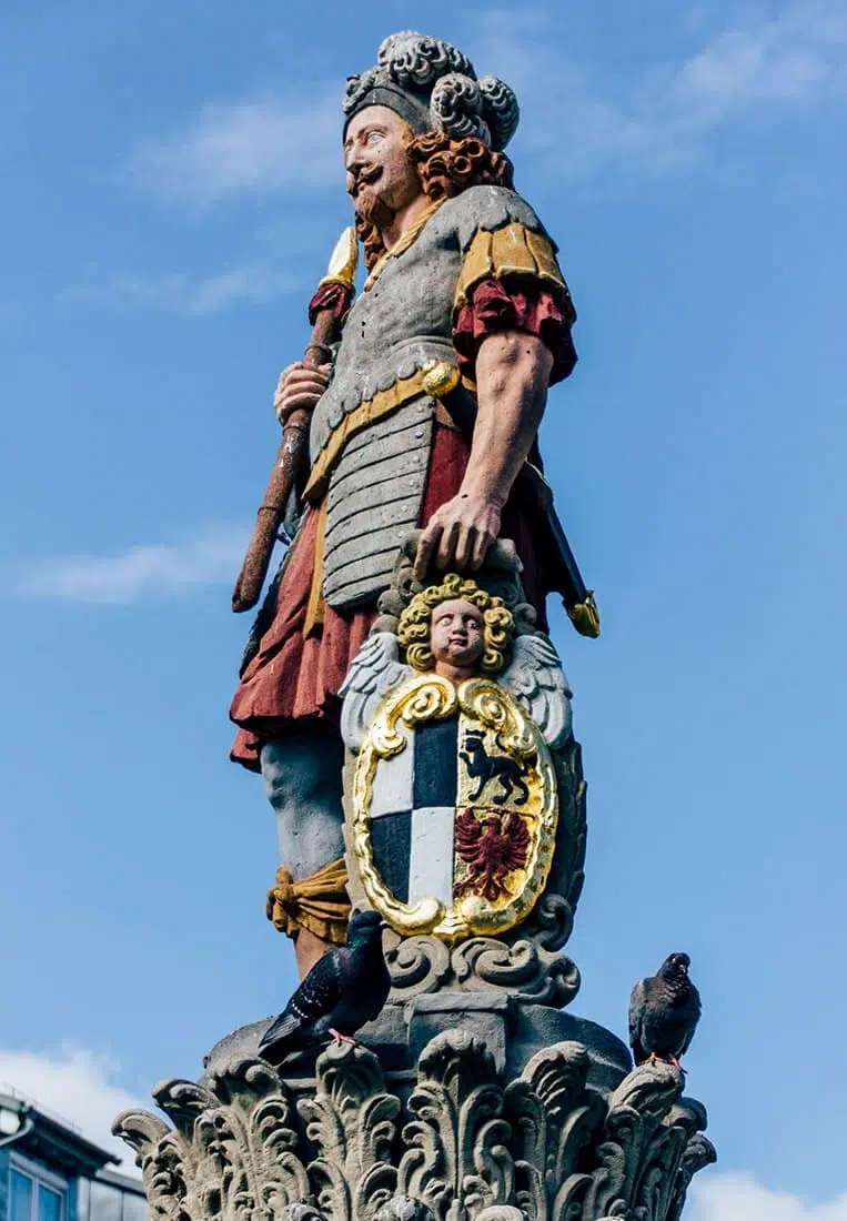 Der Zinsfelderbrunnen in Kulmbach