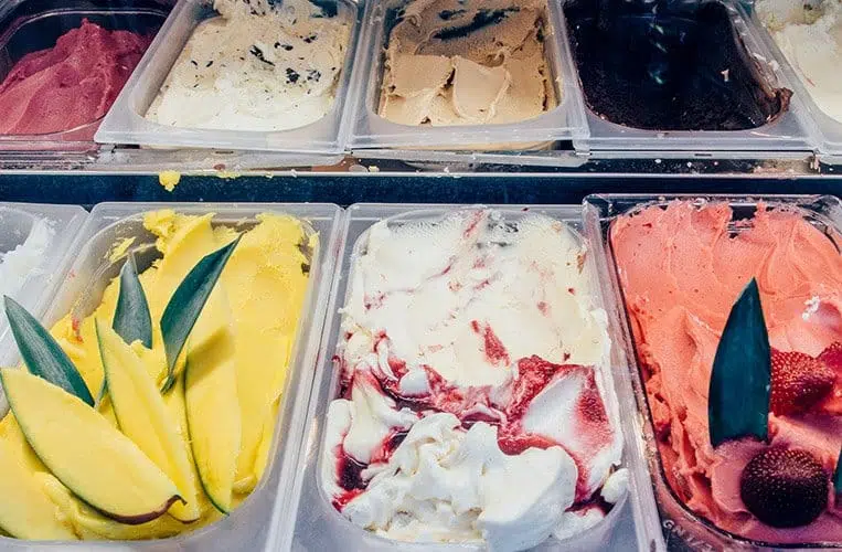 Das Eiscafé Sanremo in Kulmbach