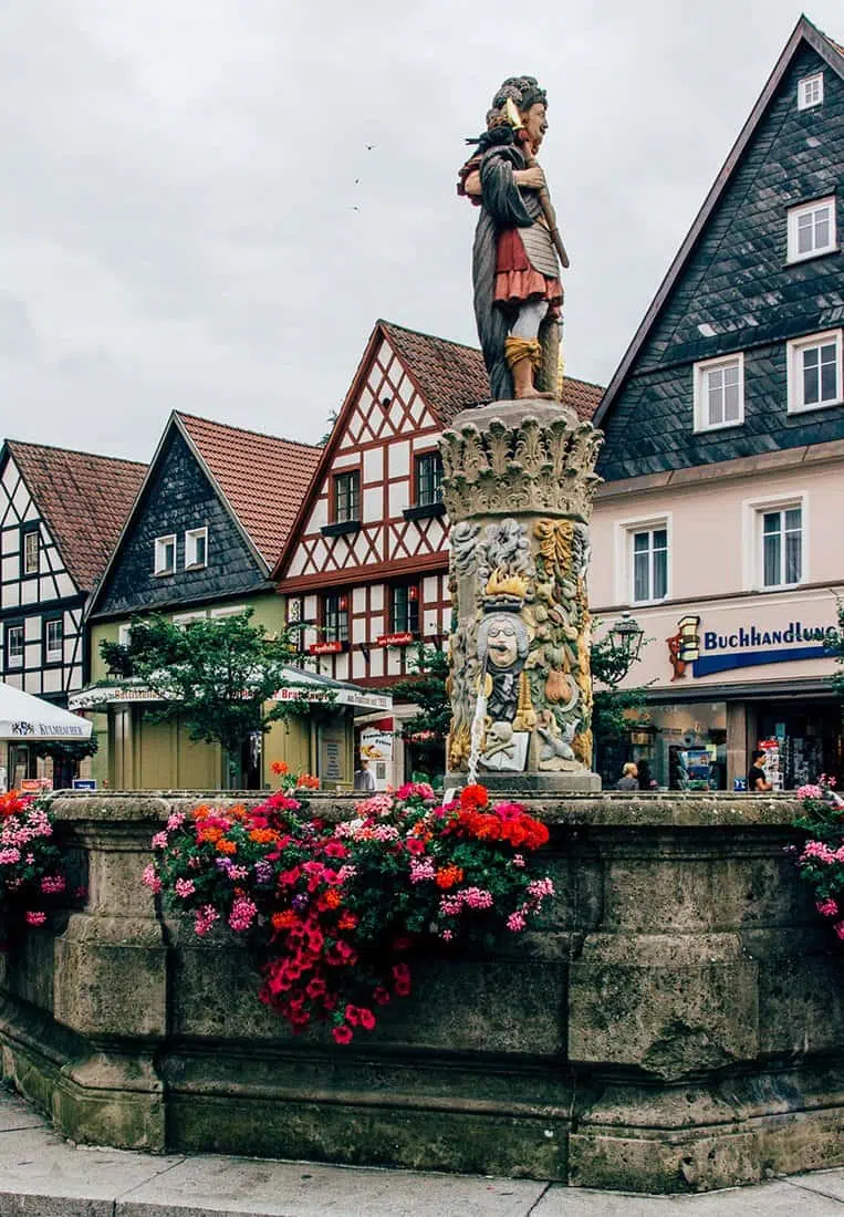 Der Zinsfelderbrunnen in Kulmbach