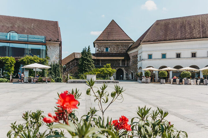 Die Burg von Ljubljana, Slowenien