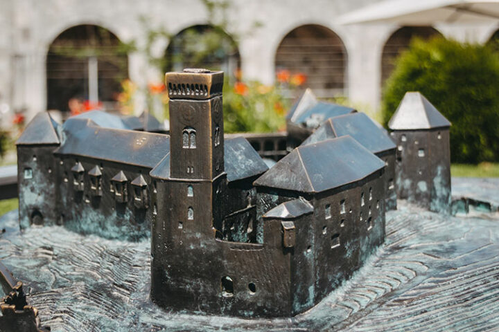 Die Burg von Ljubljana, Slowenien