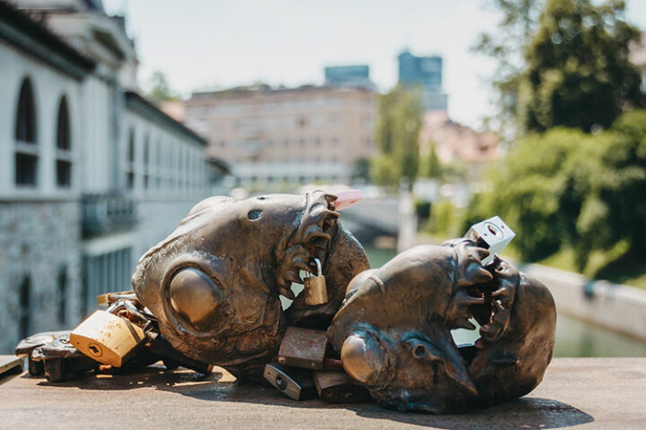 Die Fleischerbrücke – Mesarski most, Ljubljana