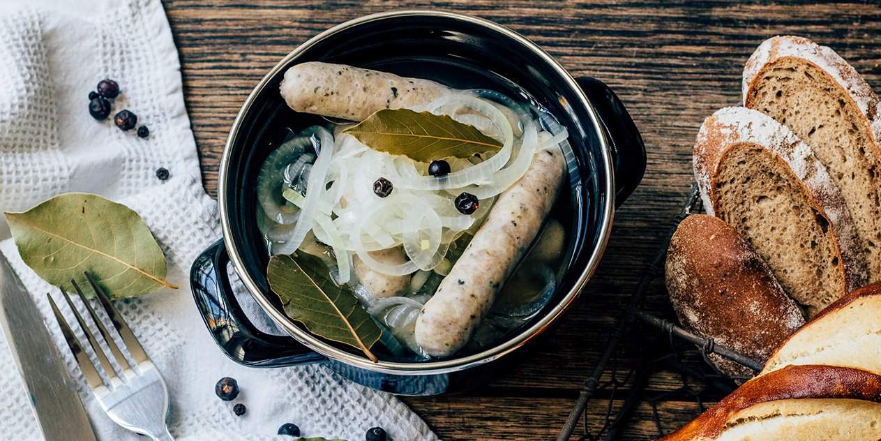 Rezept für Blaugesottene aus Kulmbach