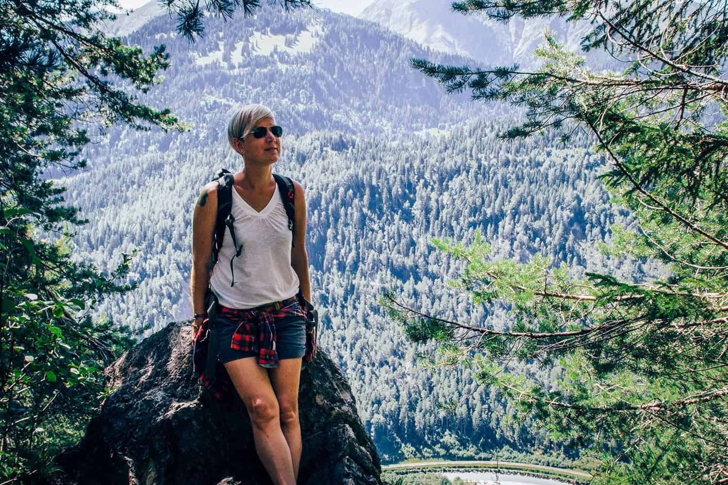 Panorama von der Aussichtsplattform Il Spir