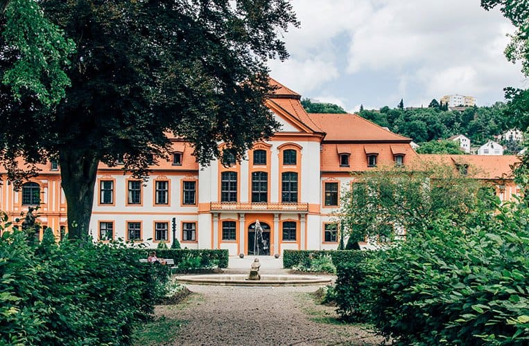 Der Hofgarten der Eichstätter Sommerresidenz