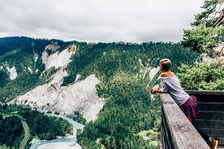 Wanderung durch die Rheinschlucht
