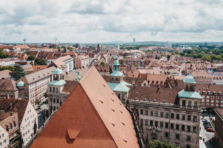 Ausblick Kirche St. Sebald Nürnberg