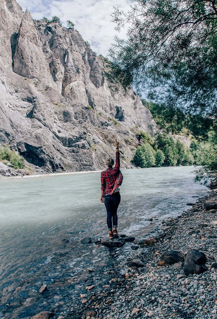Wanderung durch die Rheinschlucht