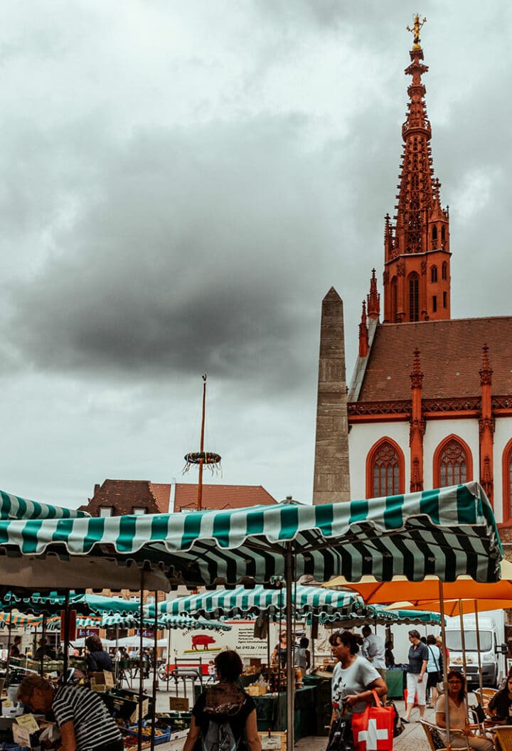 Die gotische Marienkapelle in Würzburg