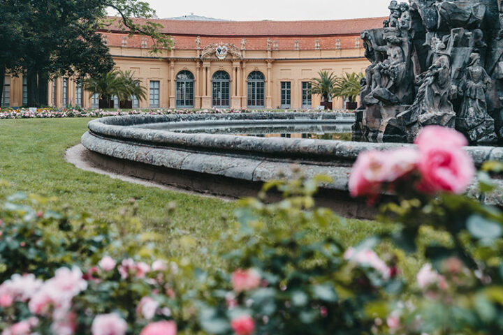 Schlossgarten Erlangen, Bayern, Deutschland