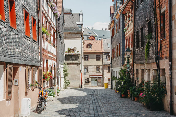 Kleeblattstadt Fürth, Mittelfranken, Deutschland