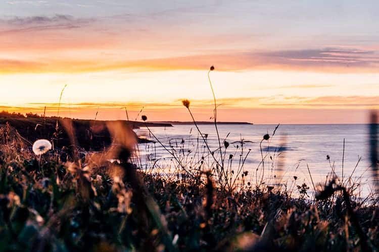 Sonnenuntergang in North Rustico