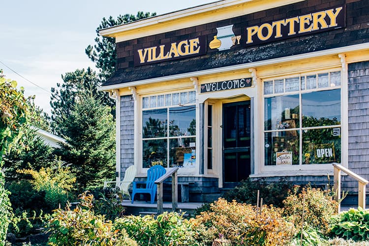 Die Village Pottery in New London, PEI