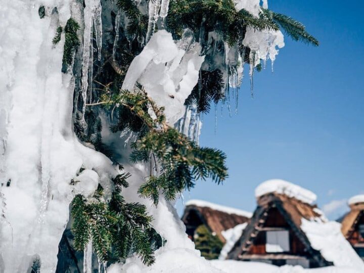Das kleine Dorf Shirakawago