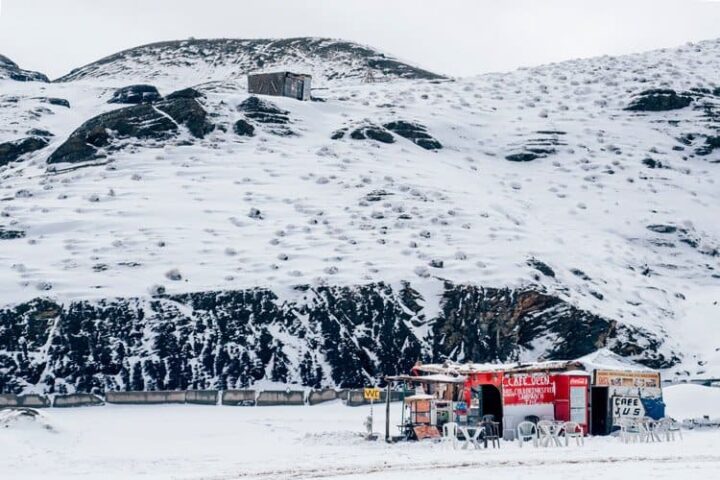 Der Tizi n'Tichka Pass – Schnee in Marokko