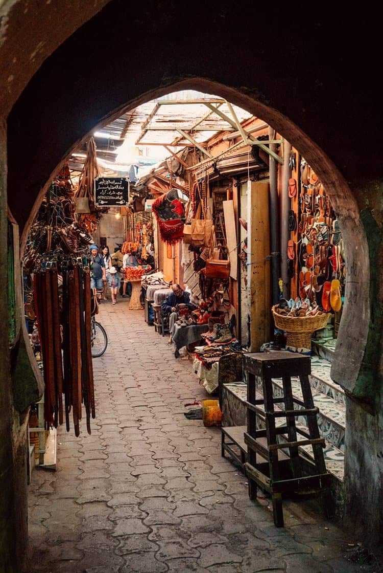 Die Souks von Marrakesch
