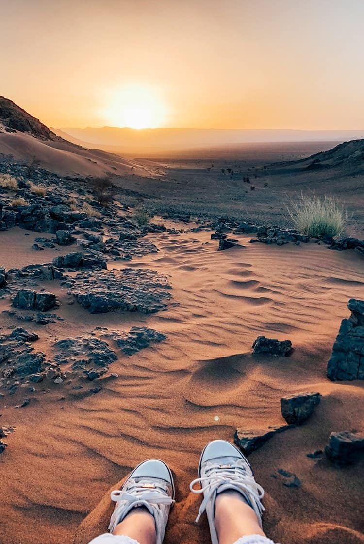 Sonnenaufgang über Zagora