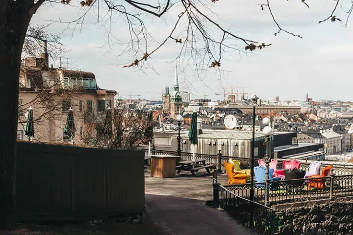 Ausblick Monteliusvägen