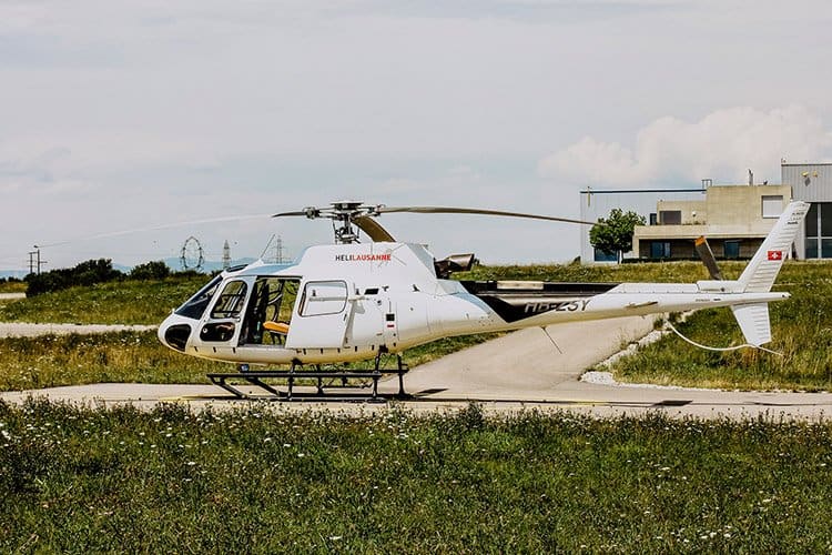 Ein Rundflug mit dem Helikopter