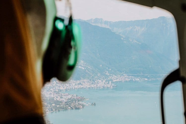 Ein Rundflug mit dem Helikopter