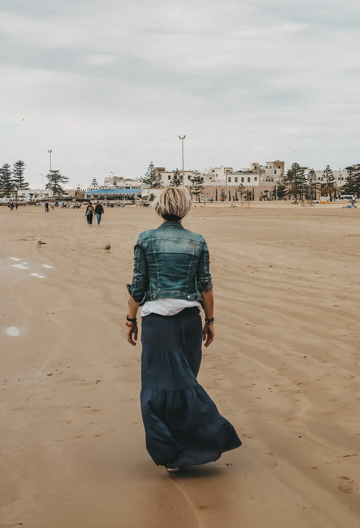 Strand Essaouira, Marokko