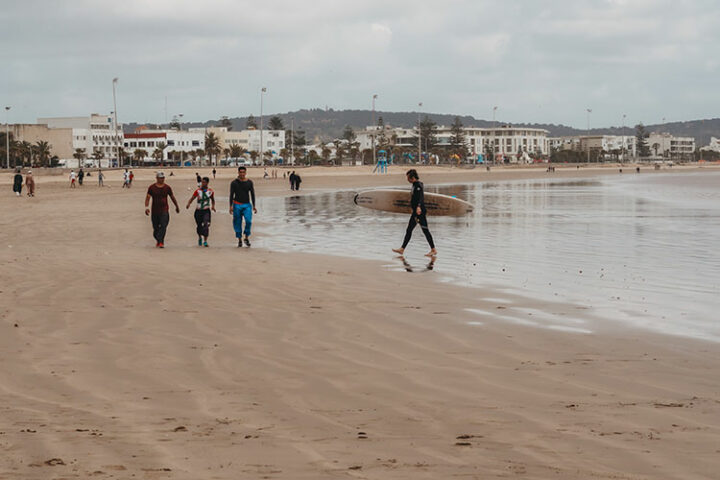 Strand Essaouira, Marokko