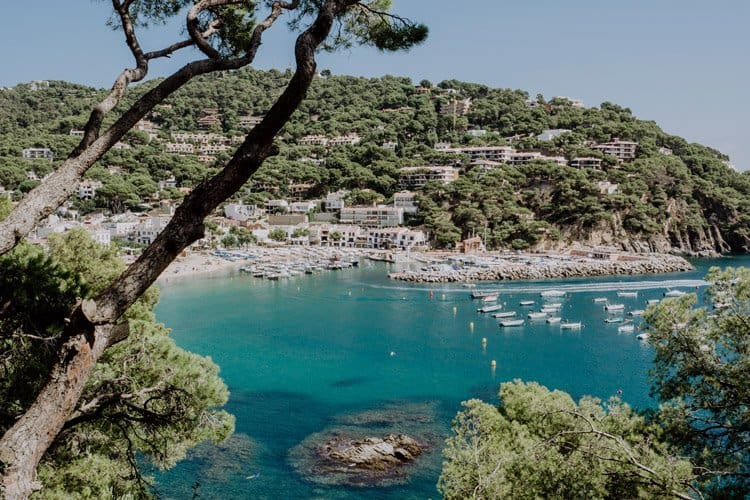 Der Küstenort Llafranc – Spanien – Costa Brava