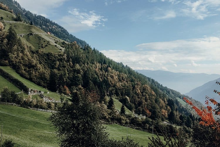 Vespa-Ausflug zum Partschinser Wasserfall