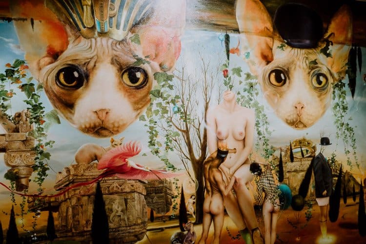 das Studio des Künstlers Quim Hereu