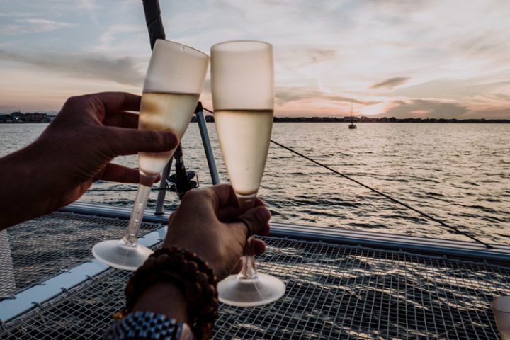 Sunset-Segeltörn in Rimini