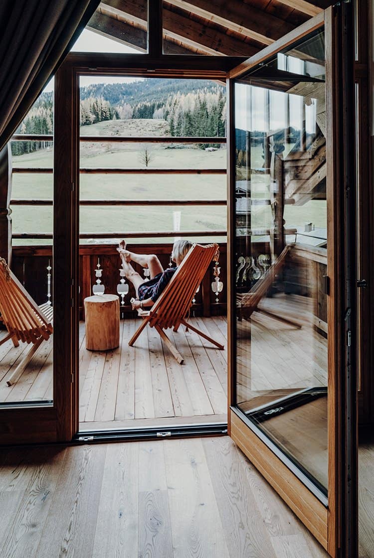 Stylische Suiten – ein Traum aus Holz im Hotel PURADIES