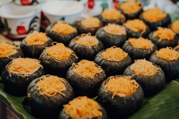 Sang Kaya Fug Tong – Kürbis-Kokospudding