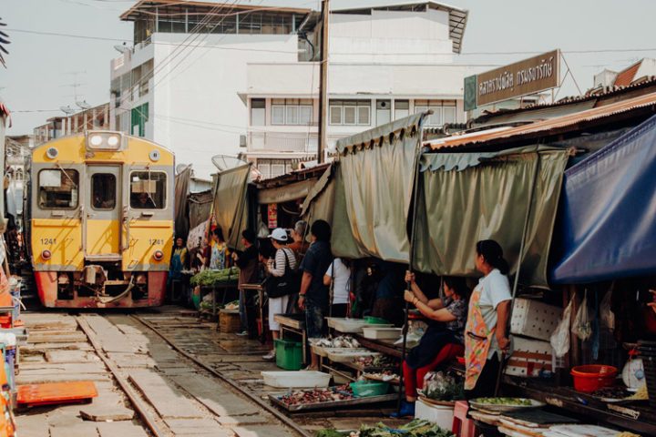 Maeklong Railway Market
