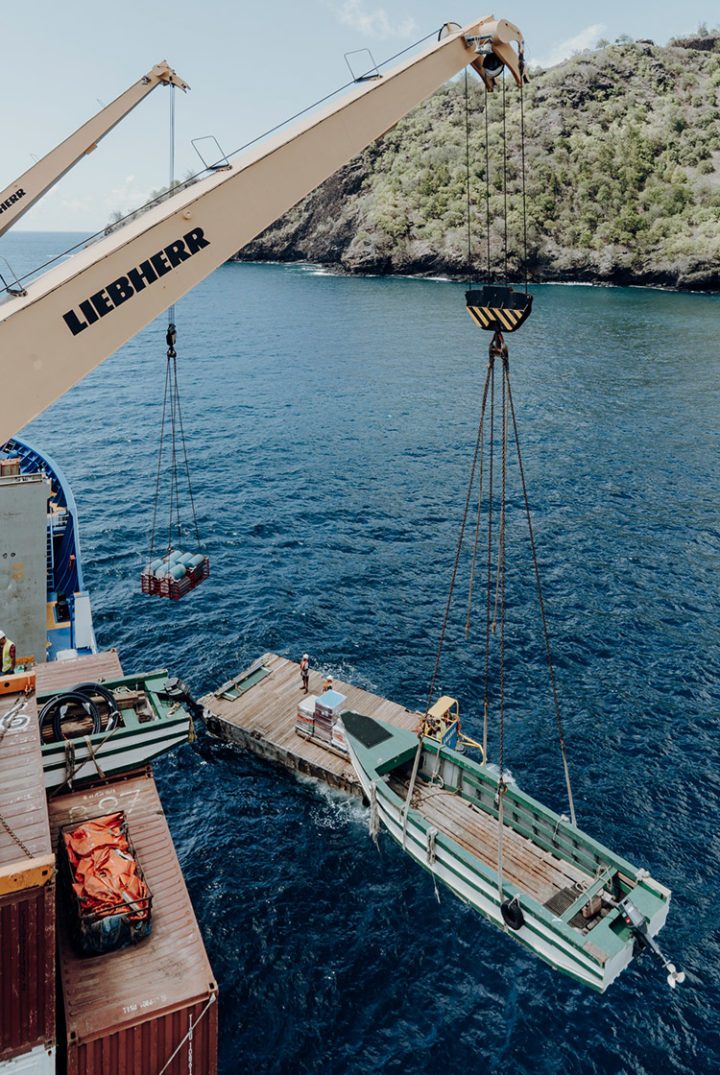 Das Frachtschiff Aranui  – Französisch Polynesien
