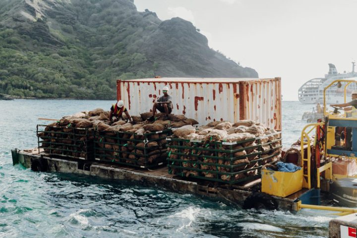 Das Frachtschiff Aranui  – Französisch Polynesien