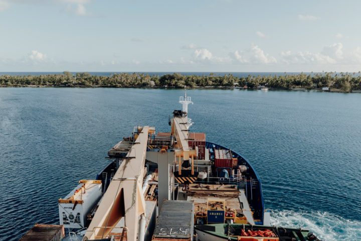 Der Tuamotu-Archipel Französisch Polynesien