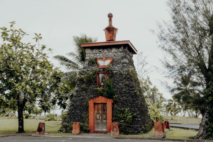 Tombeau du Roi Pomare V. Tahiti