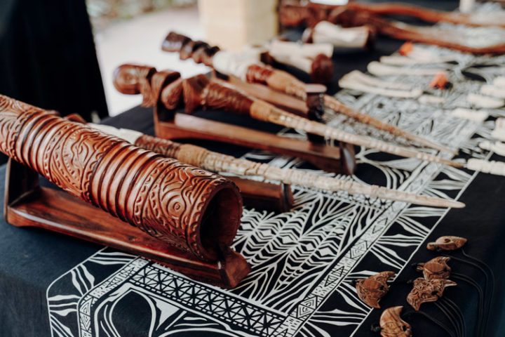 Knochenschnitzereien von Tahuata, Marquesas