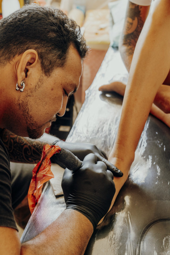 Tätowieren auf Tahiti