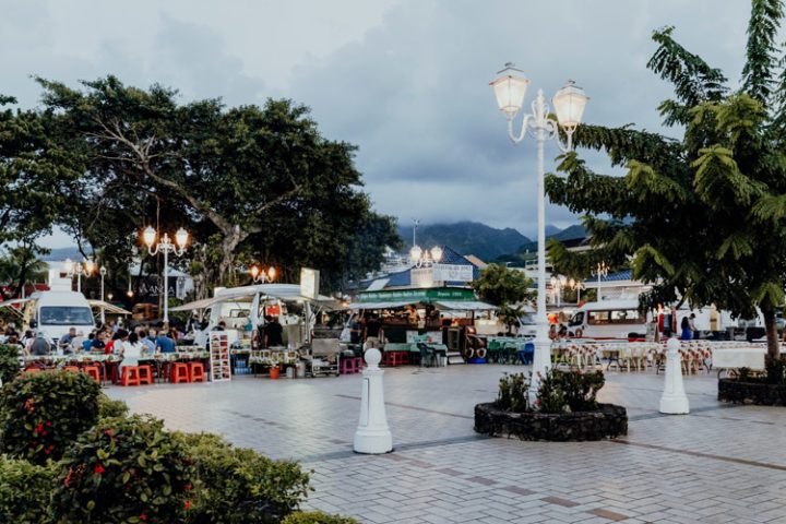 Roulottes am Place Vaiete in Papeete