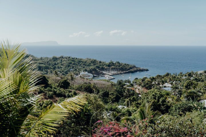 Ausblick Friedhof Cimetière Calvaire in Atuona