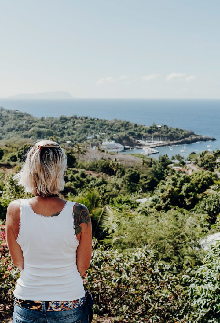 Ausblick Friedhof Cimetière Calvaire in Atuona
