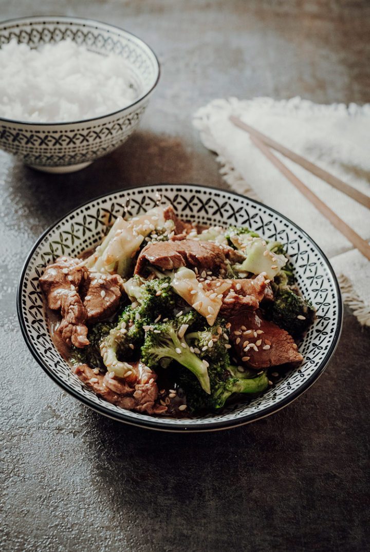 Stir-Fry mit Rindfleisch und Brokkoli