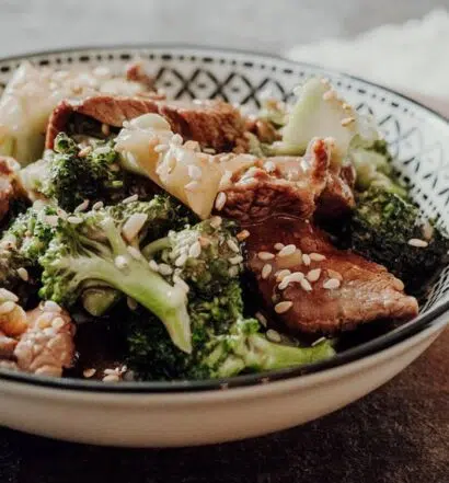 Stir-Fry mit Rindfleisch und Brokkoli