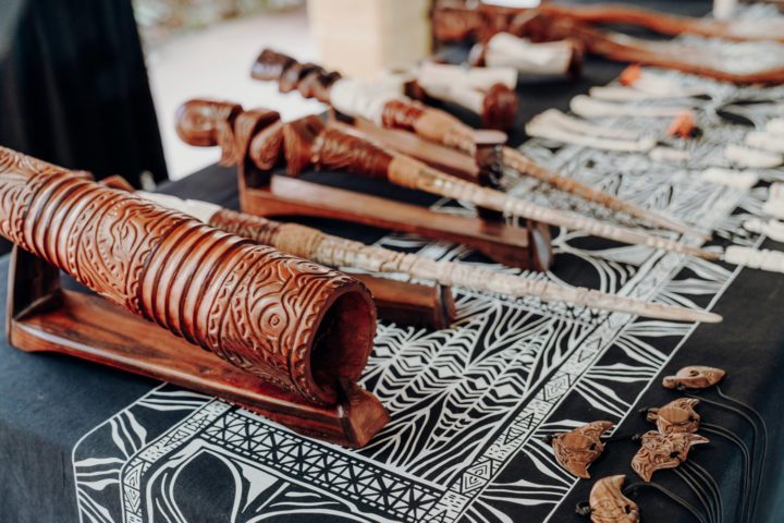 Kunsthandwerksmarkt Tahuata Marquesas