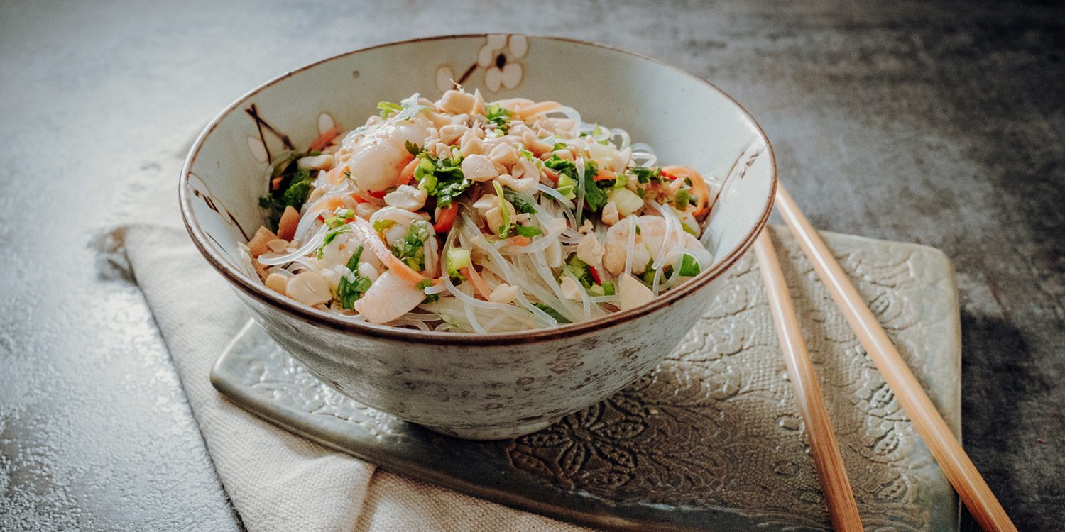 Yam Woon Sen – Thai Glasnudelsalat mit Garnelen | Neuigkeiten und Geschichten