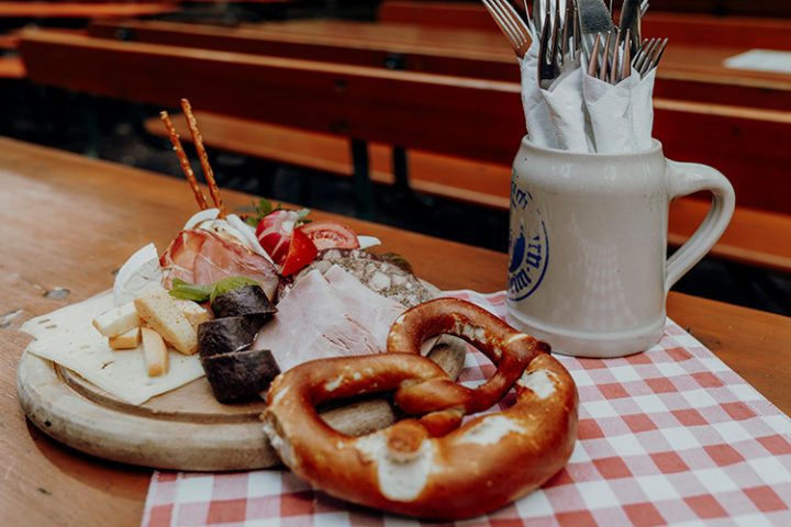 Einkehr auf einen Bierkeller Forchheim